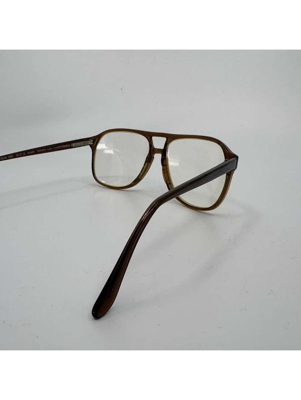 Stetson 39N Brown Hue Eyeglasses Frame Only 58-16 145mm China Vintage
